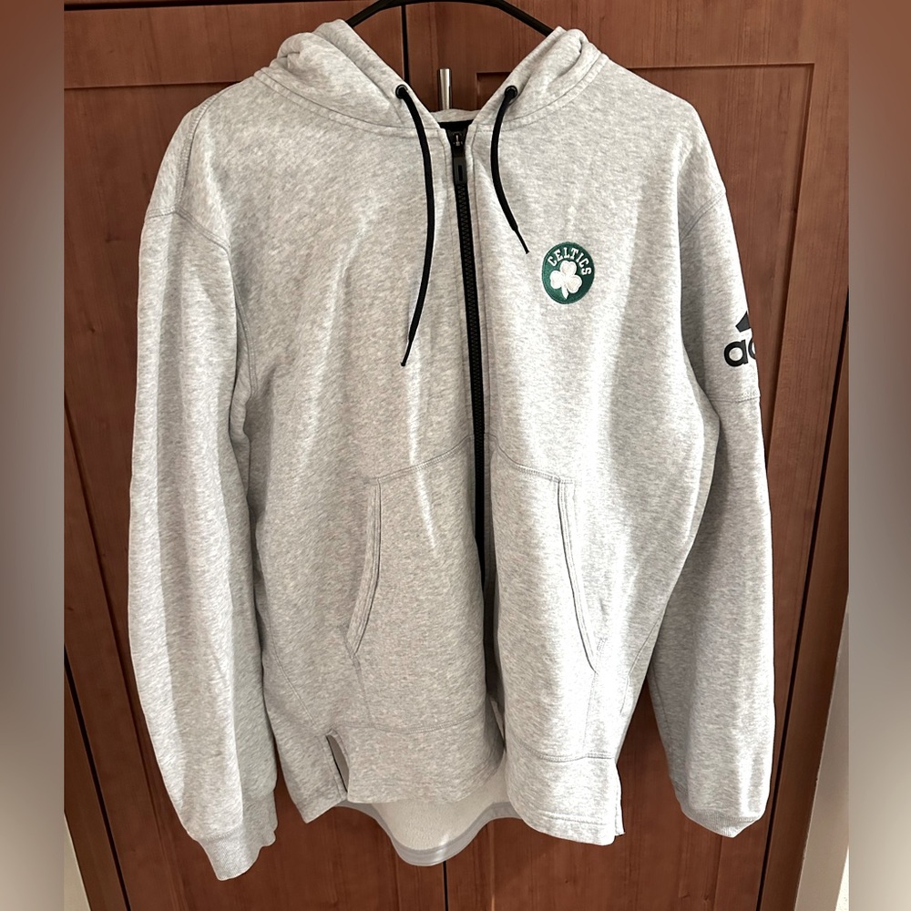 Adidas Boston Celtics Hooded Sweatshirt L